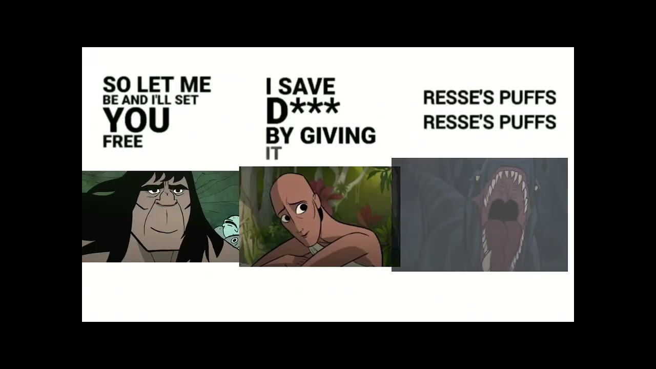 Misery x CPR x Reeses puff - Genndy Tartakovysky’s Primal meme