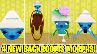 How to get ALL 4 NEW BACKROOMS MORPHS in Backrooms Morphs (ROBLOX)