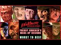 Freddy Krueger's Make-up Designs: Worst to Best (1984-2010)