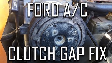 Ford How to: Fix A/C Clutch (Air Gap)