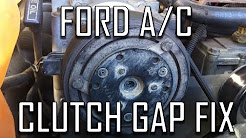 Ford How to: Fix Air Conditioning Clutch (Air Gap)