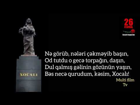 XOCALI SOYQRIMI / ŞEİR /