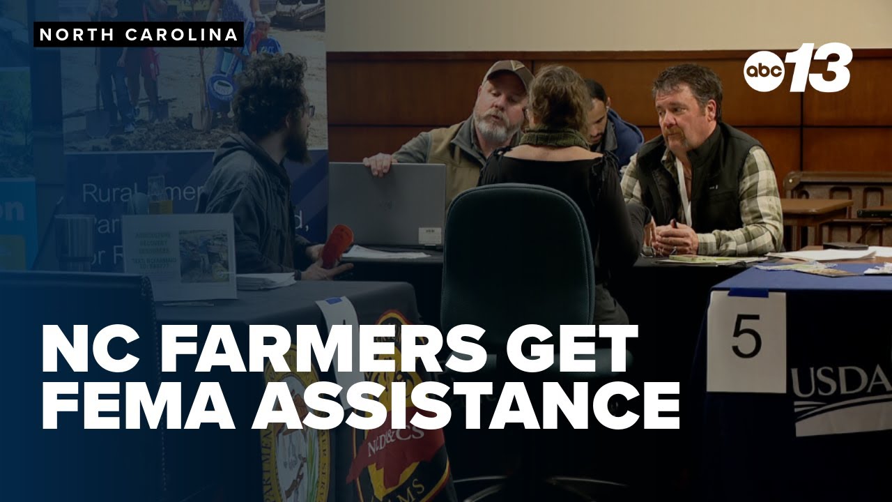 NC farmers get FEMA assistance - YouTube