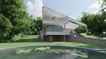 Luxcore Light group animation Schminke House Löbau 1930s