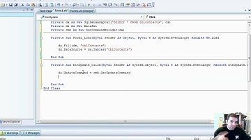 Part 2 of 2 - How to: Connect to SQL Server using ADO.NET and VB.Net