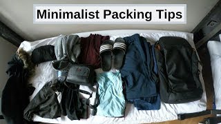 Minimalist packing tips - how to travel with only one bag (male
version)