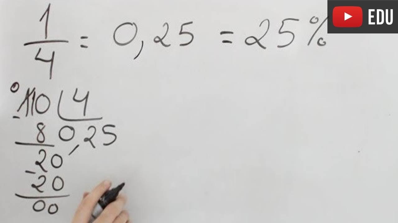 FRAÇÃO, COMO TRANSFORMAR FRAÇÃO EM NÚMERO DECIMAL e vice - versa, \Prof.  Gis/