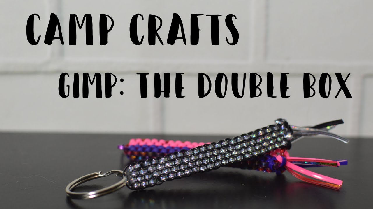 GIMP Boondoggle Starting The Double Box Brick Stitch Keychain Lanyard  Tutorial 