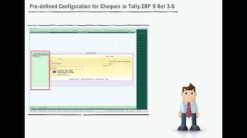 Pre-Defined Cheque Configuration in Tally.ERP 9