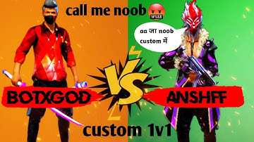MY FRIEND CHALLENGED ME IN FREE FIRE AND THIS HAPPENED 🥵custom 1v1