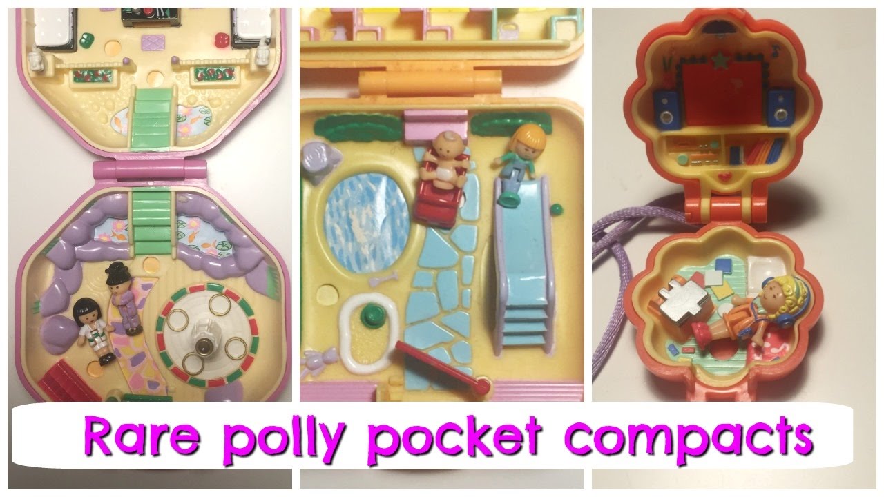 Vintage polly pocket rare compacts 