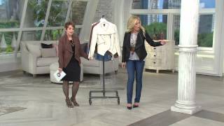G.I.L.I. Leather Motorcycle Jacket with Zipper Details with Jane Treacy