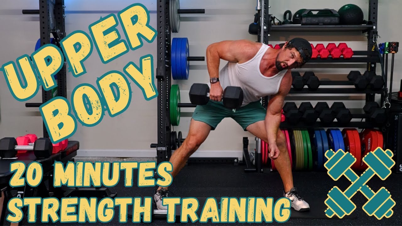 20 Min Dumbbell Upper Body Workout - Strength Training At Home - YouTube