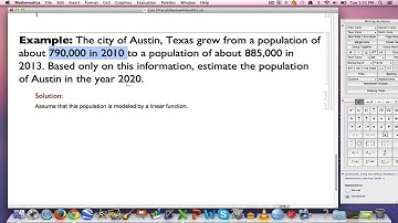 Quick Precalculus Review #1: Find a Linear Function (Given an Initial Value and a Rate of Change)