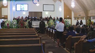 Funeral underway for Pastor Ronald K. Mouton tragically killed during apparent road rage incident