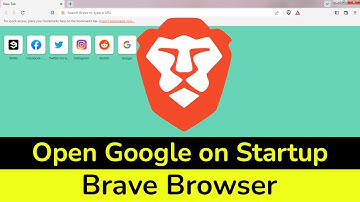 How set Brave Browser to open Google on Startup?