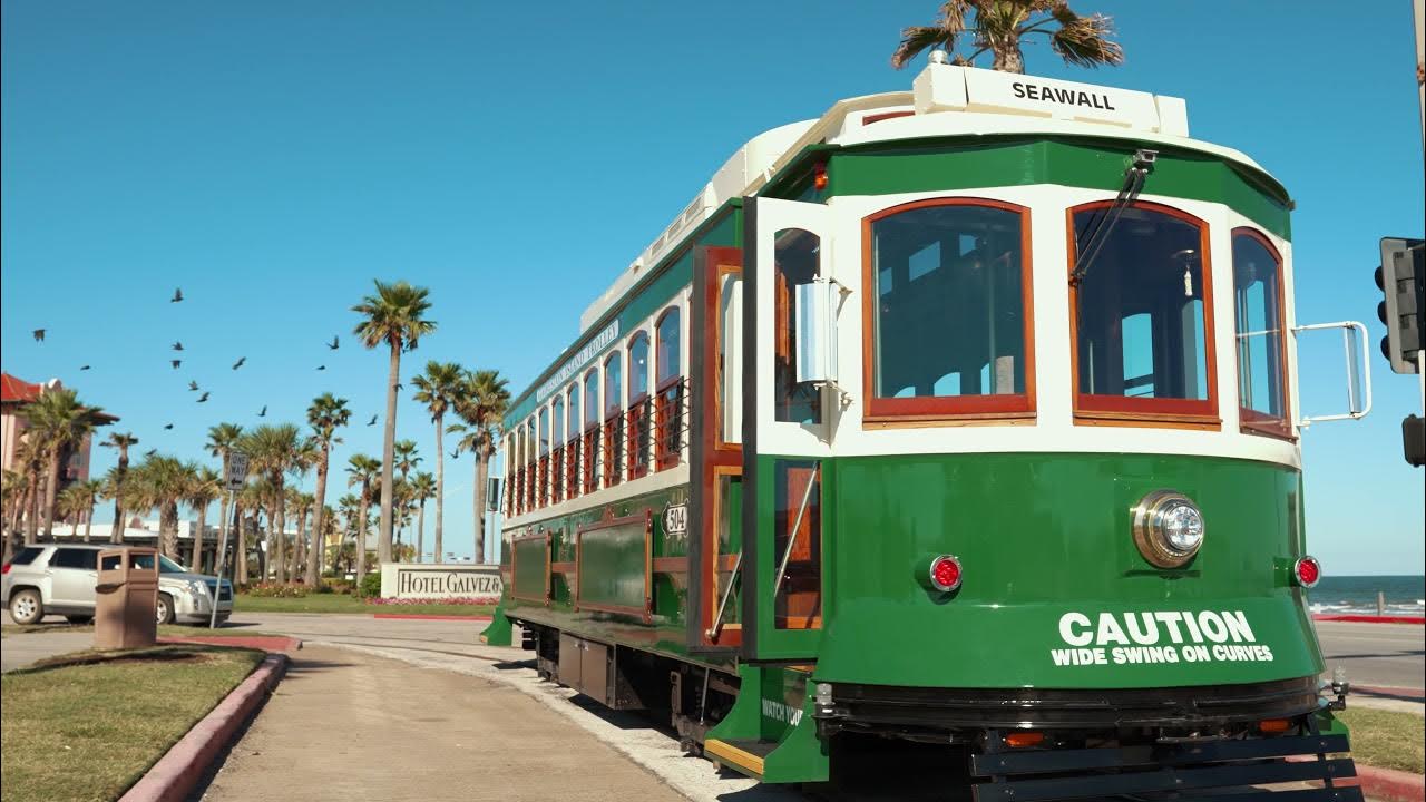 Galveston's Rail Trolley Returns YouTube