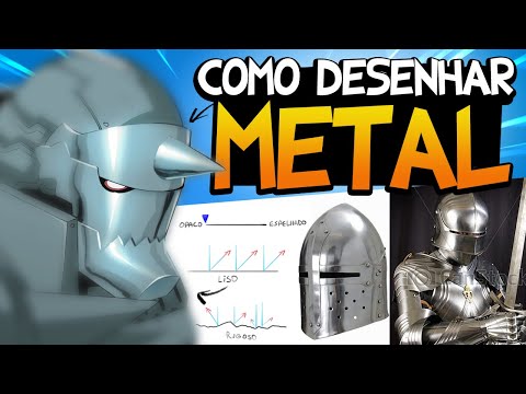 Vídeo: Como Desenhar Metal
