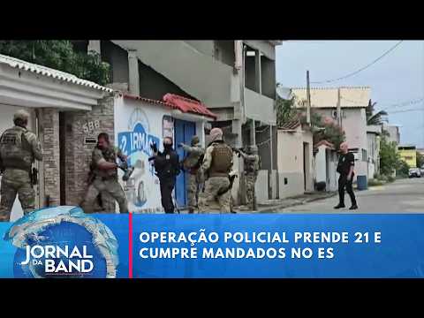 "Integrated Siege" operation arrests dozens of suspects in ES | Jornal da Band