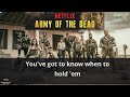 Army Of The Dead Trailer Song - The Gambler (Lyrics Soundtrack)