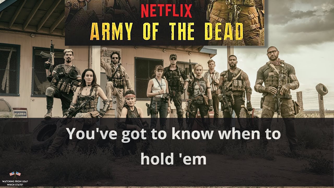 Army Of The Dead Trailer Song The Gambler (Lyrics Soundtrack) YouTube