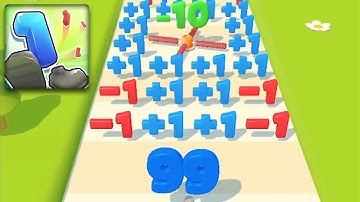 Number Run 3D - All Levels Walkthrough Gameplay iOS, Android Mobile Game (Levels 9-10)