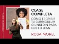 [CLASE] Cómo escribir un CURRICULUM o escribir un perfil de Linkedin