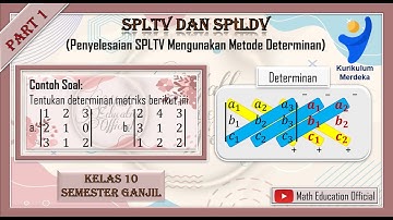 Penyelesaian SPLTV Menggunakan Metode Determinan