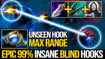 Epic 99% Insane Blind Hooks!!! Pudge Pos4 With The Most Kill On Team | Pudge Official