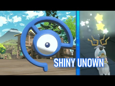 Pokemon Legends: Arceus Player Completes Collection of Shiny Unown