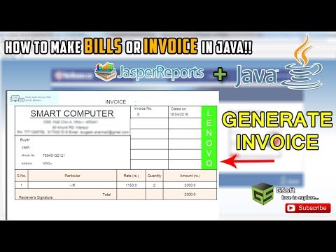 how to install jasper report plugin | generate invoice from java | Netbeans java tutorial #27