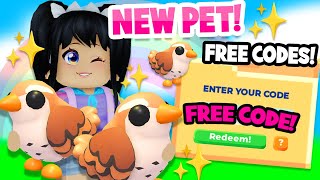 HOW TO GET *NEW PET* ALL NEW CODES in Adopt Me! (roblox)