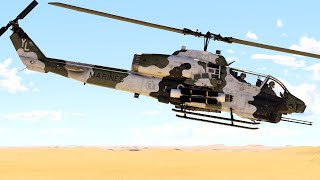 New AH-1W Super Cobra is Very Effective For Close Air Support | Hellfire Missile \& Zuni Rocket