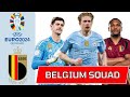 Belgium squad euro 2024  belgium football team  road to euro 2024