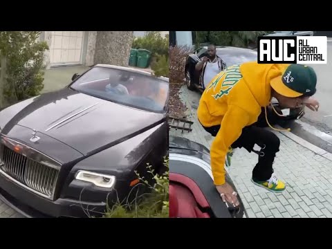 Video PNB Rock Crashes His Rolls Royce Into Somebody's House - youtube