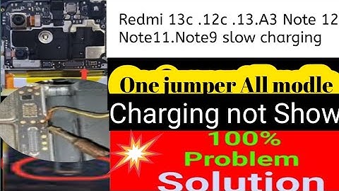 Redmi 13c charging not show / Redmi 13c slow charging/Redmi 13c battery not save/ Redmi Mobile