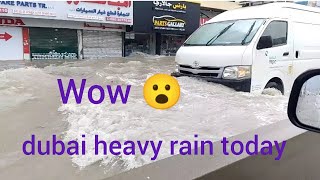 dubai heavy rain today|shots by irfan in Dubai 13,502 views 1 month ago 2 minutes, 26 seconds