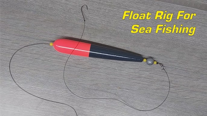 How to rig a float for Sea fishing -simple method. 