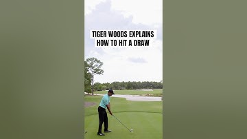 Tiger Woods teaches you how to hit a draw. 👀