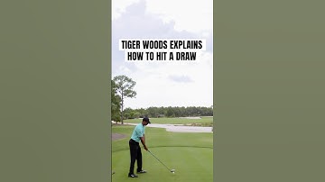 Tiger Woods teaches you how to hit a draw. 👀