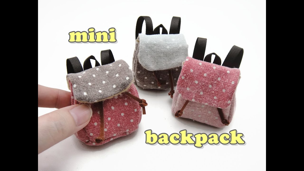 diy miniature school bag