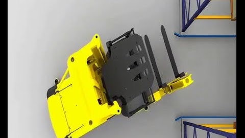 JUNGHEINRICH-VNA-forklift-truck with rail-guidance