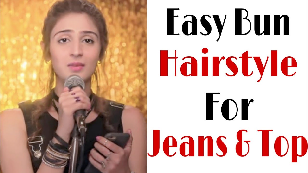 Top 10 hairstyle for jeans & top | hair style girl | easy hairstyles |  trendy hairstyles - YouTube