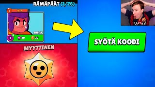 Tein uuden Brawl Stars käyttäjän (HUIJAUSKOODILLA)