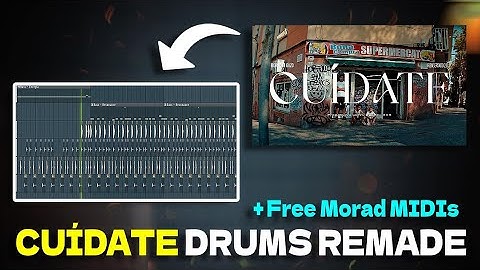 How to make Cuídate morad type beat, cuídate type beat , morad drum kit