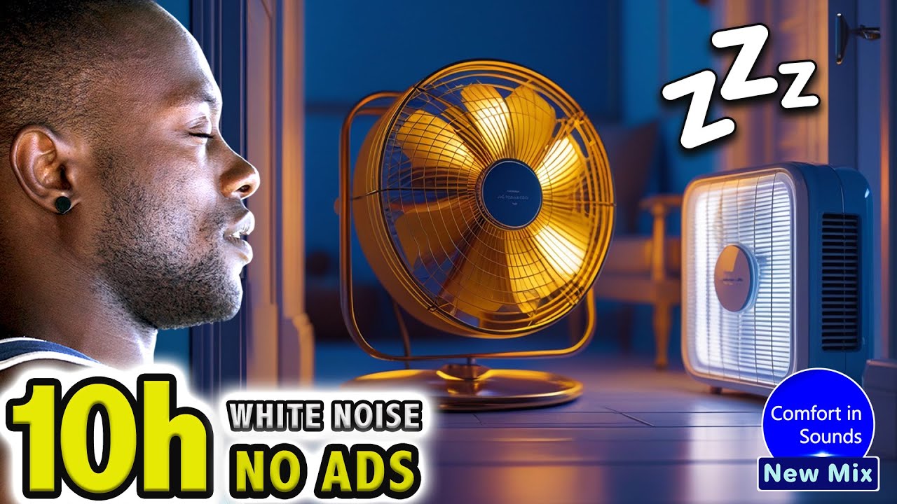 Расслабляющий звук обогревателя и вентилятора | Белый шум БЕЗ РЕКЛАМЫ | Легко засыпайте