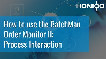 How to Use the BatchMan Monitor 2 - Process Interaction