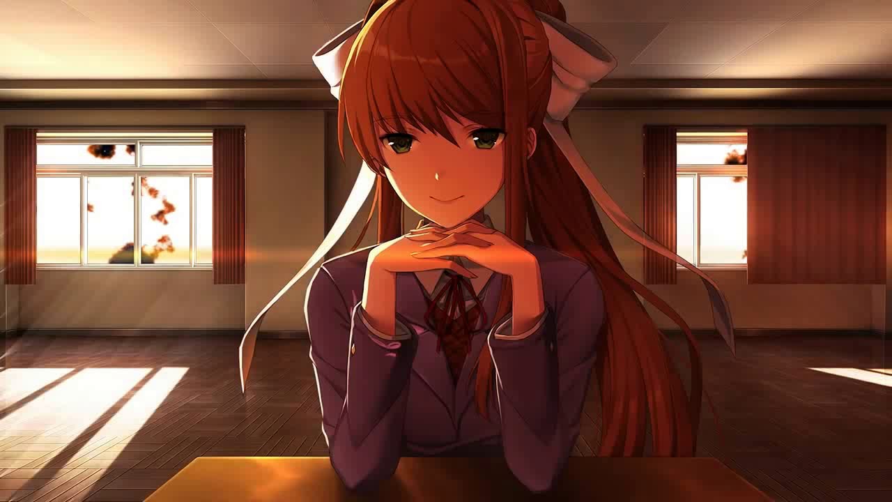 JUST MONIKA [Fandub Español - Doki doki literature club].exe - YouTube