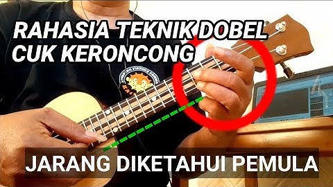 TUTORIAL CUK KERONCONG - RAHASIA TEKNIK DOBEL, PEMULA WAJIB BISA