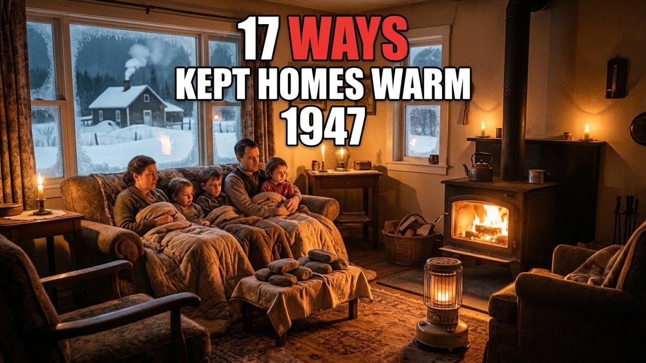 17 Ways Families Kept Their Homes Warm During the Winter of 1947